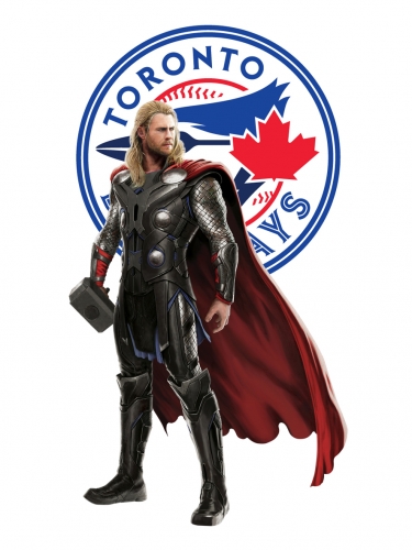 Toronto Blue Jays Thor Logo heat sticker