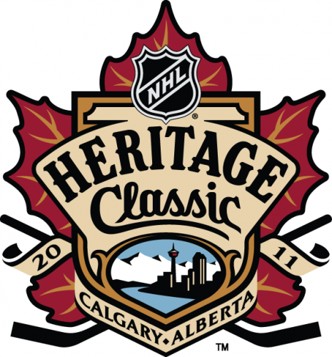 NHL Heritage Classic 2010-2011 Logo heat sticker