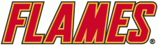 Calgary Flames 1994 95-2001 02 Wordmark Logo custom vinyl decal