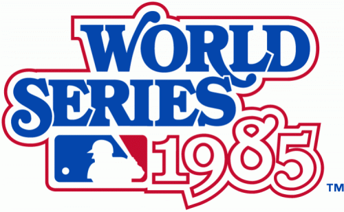 MLB World Series 1985 Logo heat sticker