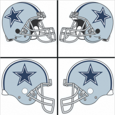 Dallas Cowboys Helmet Logo heat sticker