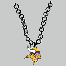 Minnesota Vikings Necklace logo custom vinyl decal