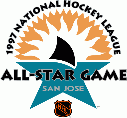 NHL All-Star Game 1996-1997 Logo heat sticker