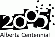 Edmonton Eskimos 2005 Anniversary Logo heat sticker
