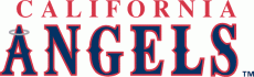 Los Angeles Angels 1993-1996 Wordmark Logo custom vinyl decal
