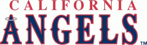 Los Angeles Angels 1993-1996 Wordmark Logo heat sticker