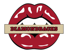 Trizona Diamondbacks Lips Logo heat sticker