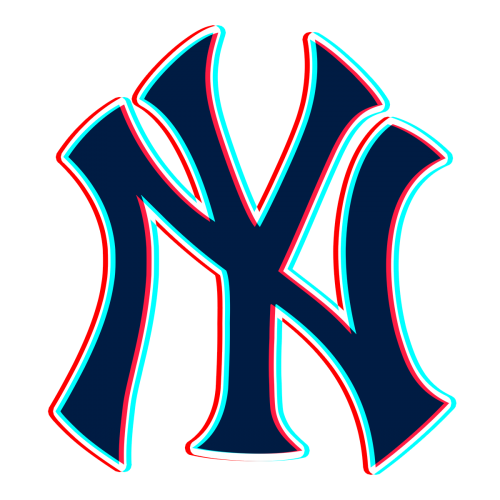 Phantom New York Yankees logo heat sticker