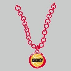 Houston Rockets Necklace logo heat sticker