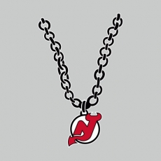 New Jersey Devils Necklace logo heat sticker