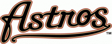 Houston Astros 2000-2012 Wordmark Logo custom vinyl decal