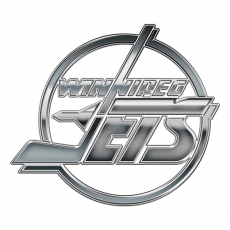 Winnipeg Jets Silver Logo heat sticker