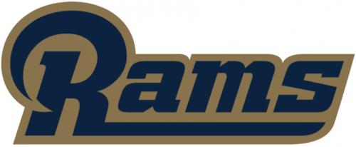 Los Angeles Rams 2016 Wordmark Logo custom vinyl decal