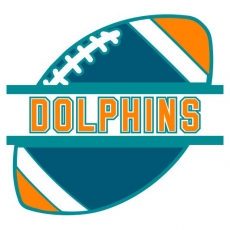 Football Miami Dolphins Logo custom vinyl decal