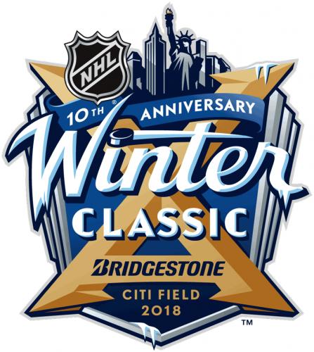 NHL Winter Classic 2017-2018 Logo custom vinyl decal