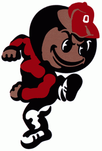 Ohio State Buckeyes 1981-1994 Mascot Logo custom vinyl decal
