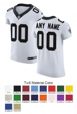 New Orleans Saints Custom Letter and Number Kits For White Jersey Material Twill