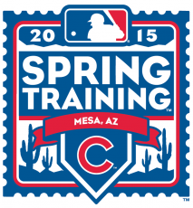 Chicago Cubs 2015 Event Logo heat sticker