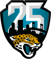 Jacksonville Jaguars 2019 Anniversary Logo heat sticker
