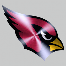 Arizona Cardinals Stainless steel logo heat sticker