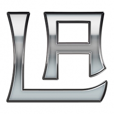 Los Angeles Kings Silver Logo heat sticker