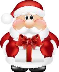 Santa Claus Logo 12 heat sticker