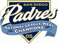 San Diego Padres 2005 Champion Logo custom vinyl decal