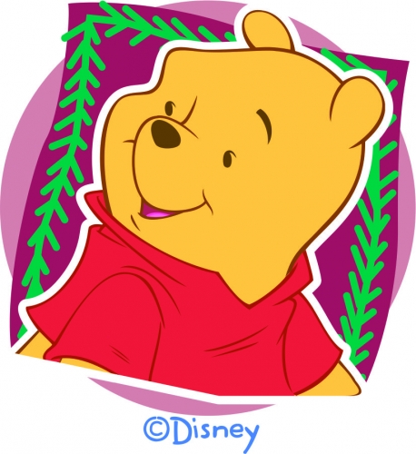 Disney Pooh Logo 15 custom vinyl decal