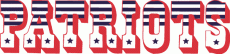 New England Patriots 1971-1992 Wordmark Logo heat sticker