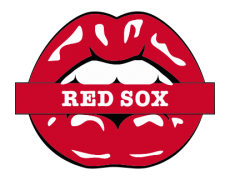 Boston Red Sox Lips Logo heat sticker