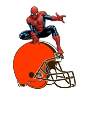 Cleveland Browns Spider Man Logo custom vinyl decal
