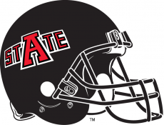 Arkansas State Red Wolves 2008-Pres Helmet Logo custom vinyl decal