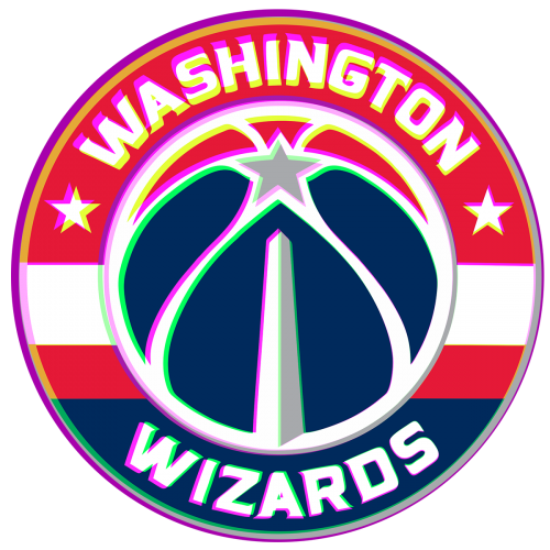 Phantom Washington Wizards logo heat sticker