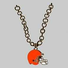 Cleveland Browns Necklace logo heat sticker