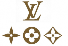 Louis Vuitton logo 04 heat sticker