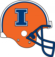 Illinois Fighting Illini 2013 Helmet heat sticker