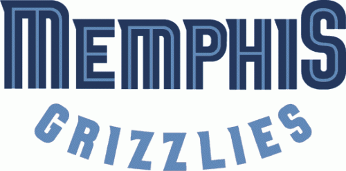 Memphis Grizzlies 2004-2017 Wordmark Logo custom vinyl decal