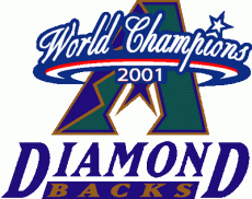 Arizona Diamondbacks 2001 Champion Logo custom vinyl decal