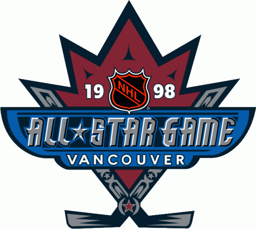 NHL All-Star Game 1997-1998 Logo heat sticker