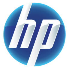 HP brand logo 01 custom vinyl decal