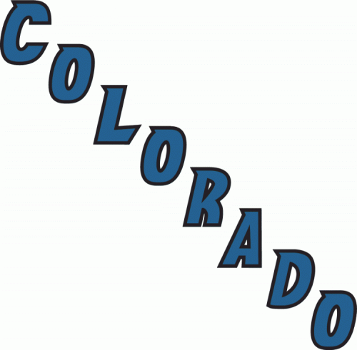 Colorado Avalanche 2001 02-Pres Wordmark Logo custom vinyl decal
