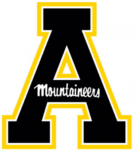 Appalachian State Mountaineers 2014-Pres Alternate Logo custom vinyl decal