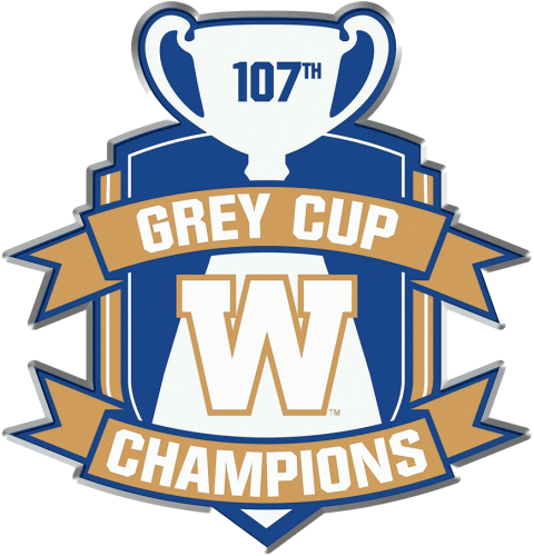 Winnipeg Blue Bombers 2019 Champion Logo custom vinyl decal