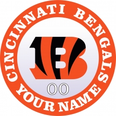 Cincinnati Bengals Customized Logo custom vinyl decal