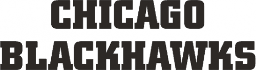 Chicago Blackhawks 1986 87-Pres Wordmark Logo custom vinyl decal