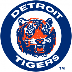 Detroit Tigers 1964-1993 Primary Logo heat sticker