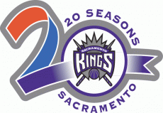 Sacramento Kings 2004-2005 Anniversary Logo heat sticker