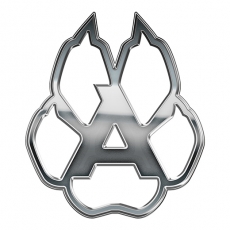 Arizona Coyotes Silver Logo heat sticker