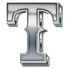 Texas Rangers Silver Logo heat sticker