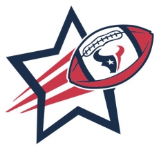 Houston Texans Football Goal Star logo heat sticker